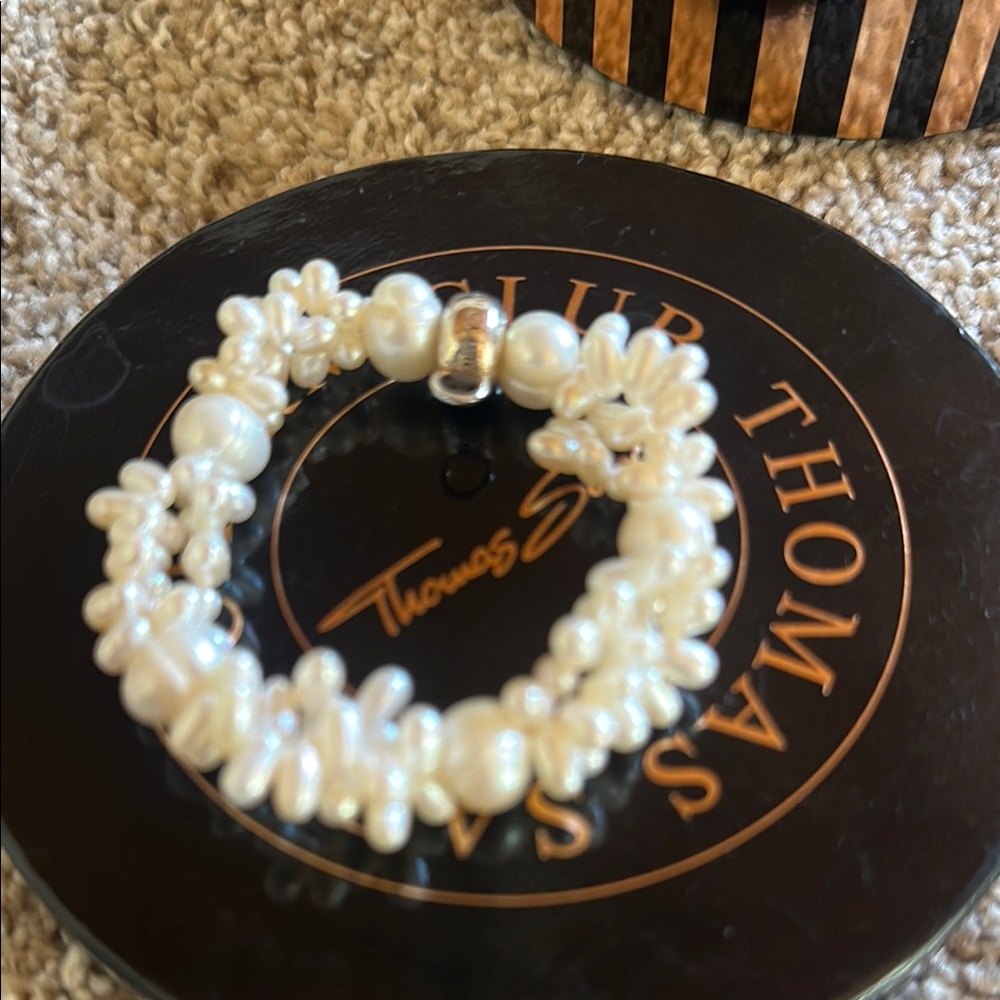 Thomas Sabo White Beaded Bracelet - Picture 6 of 10